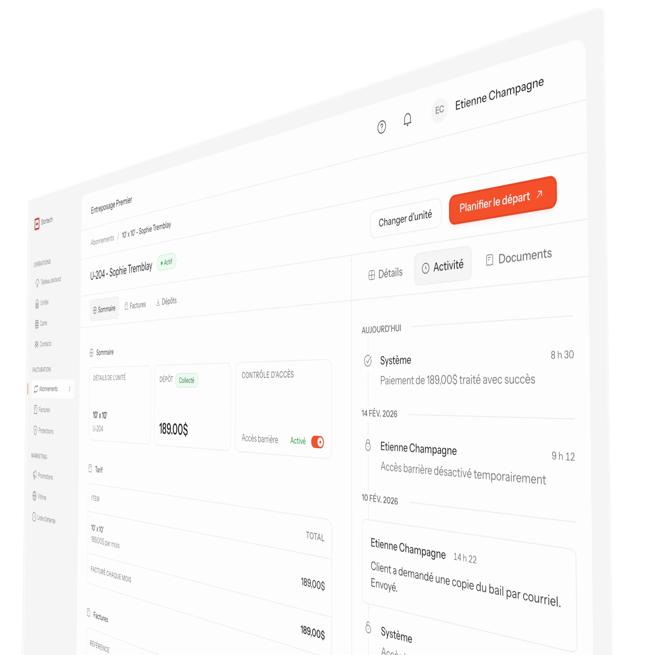 Stortech subscriptions
